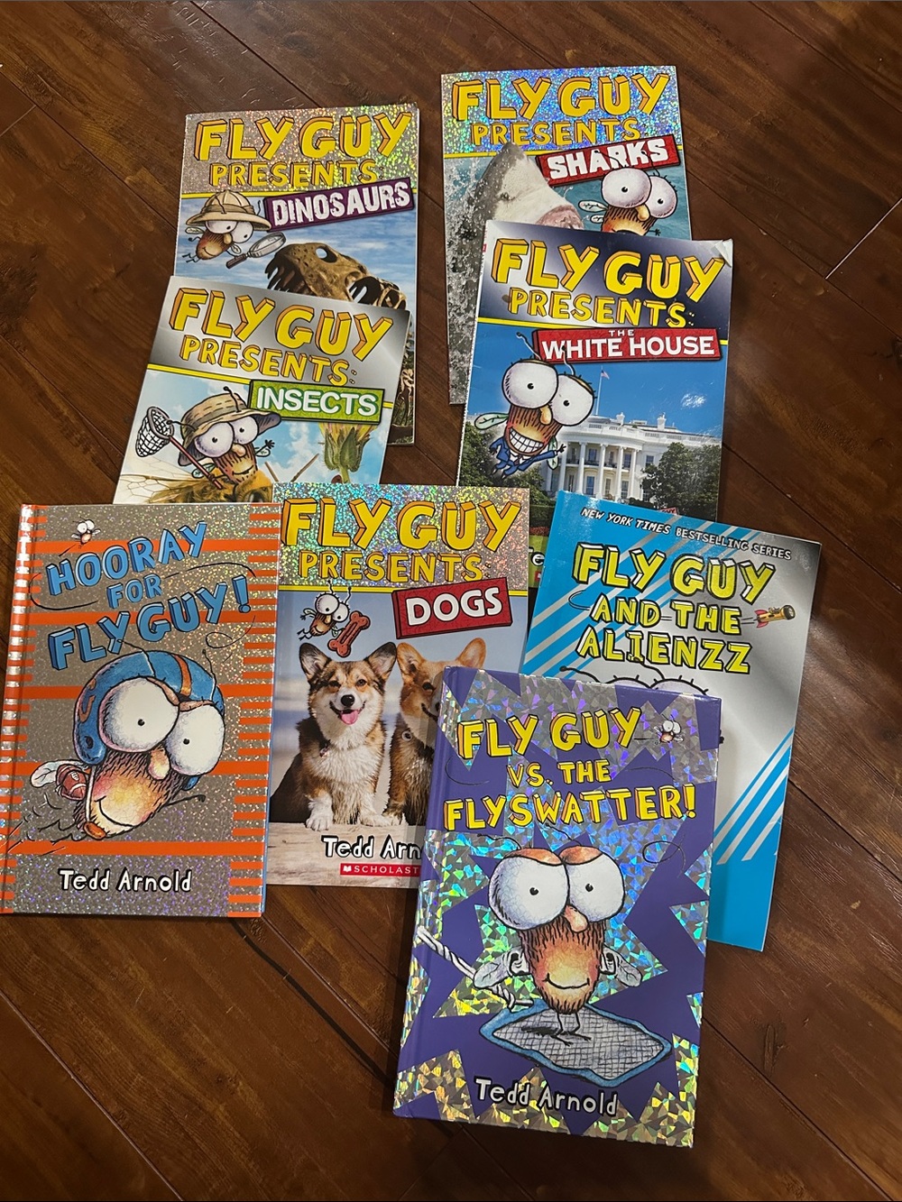 8 Fly Guy Tedd Arnold Books Scholastic Lot 2 Hardcover Level 2 Readers